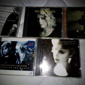 Lot of Five [5} Mary Chapin Carpenter Columbia CD's like new